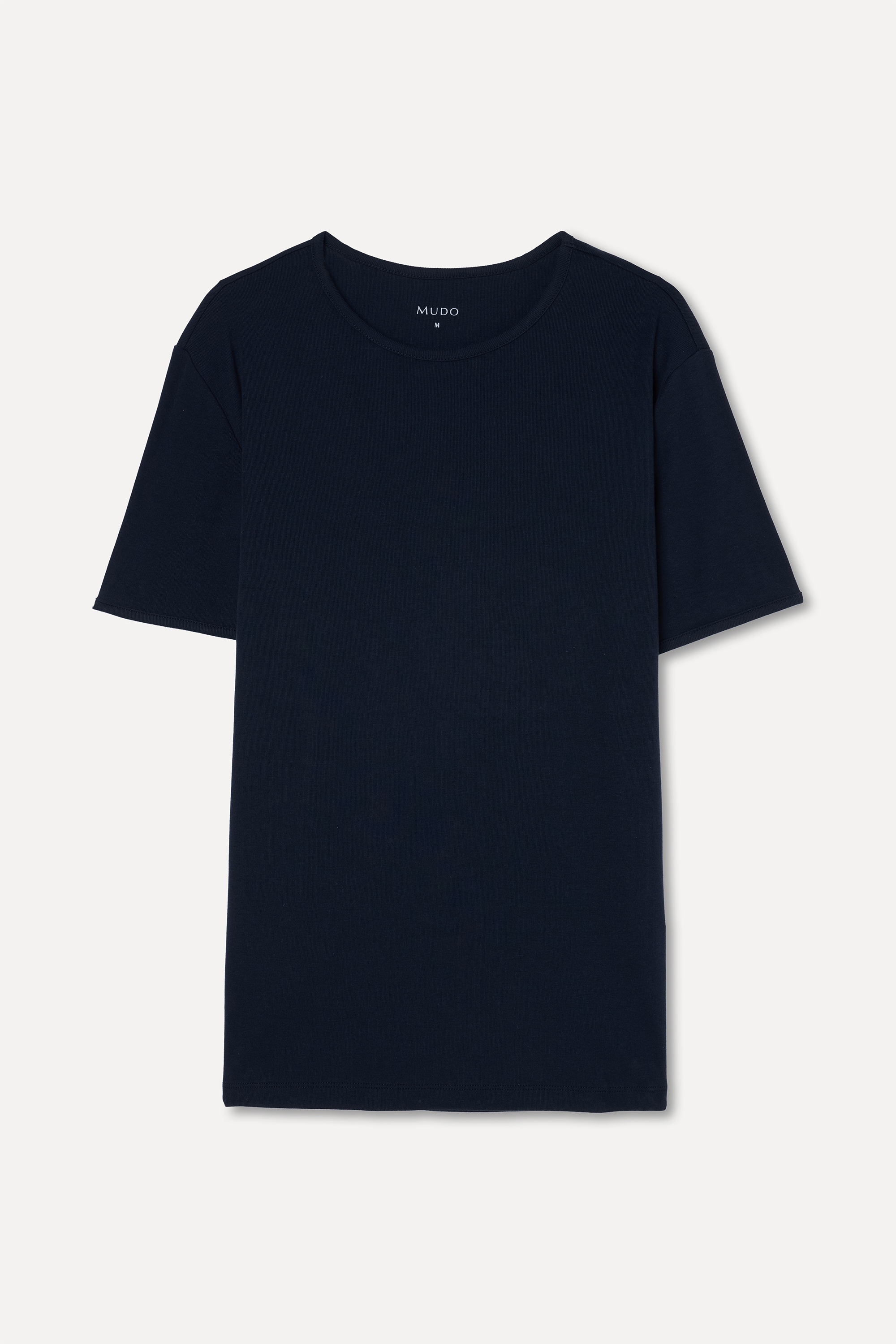 Erkek Lacivert Bisiklet Yaka T-Shirt