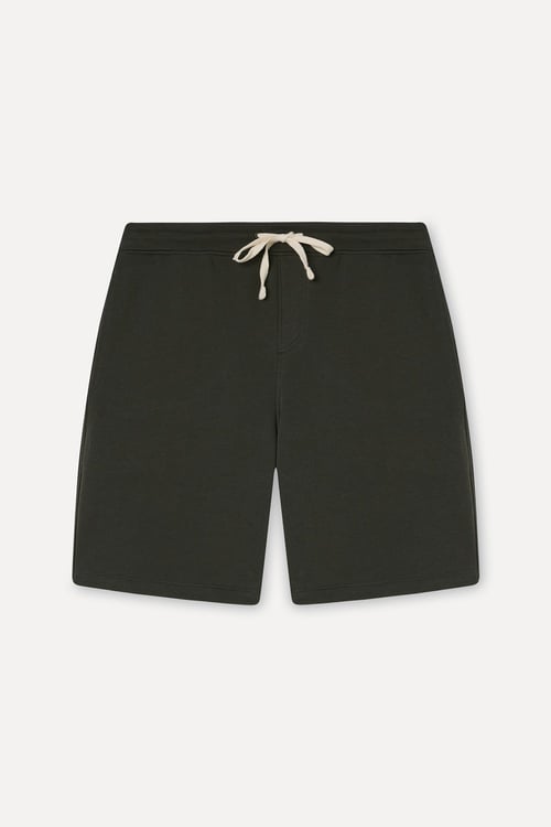  Erkek Haki Straight Fit Beli Bağlamalı Şort
