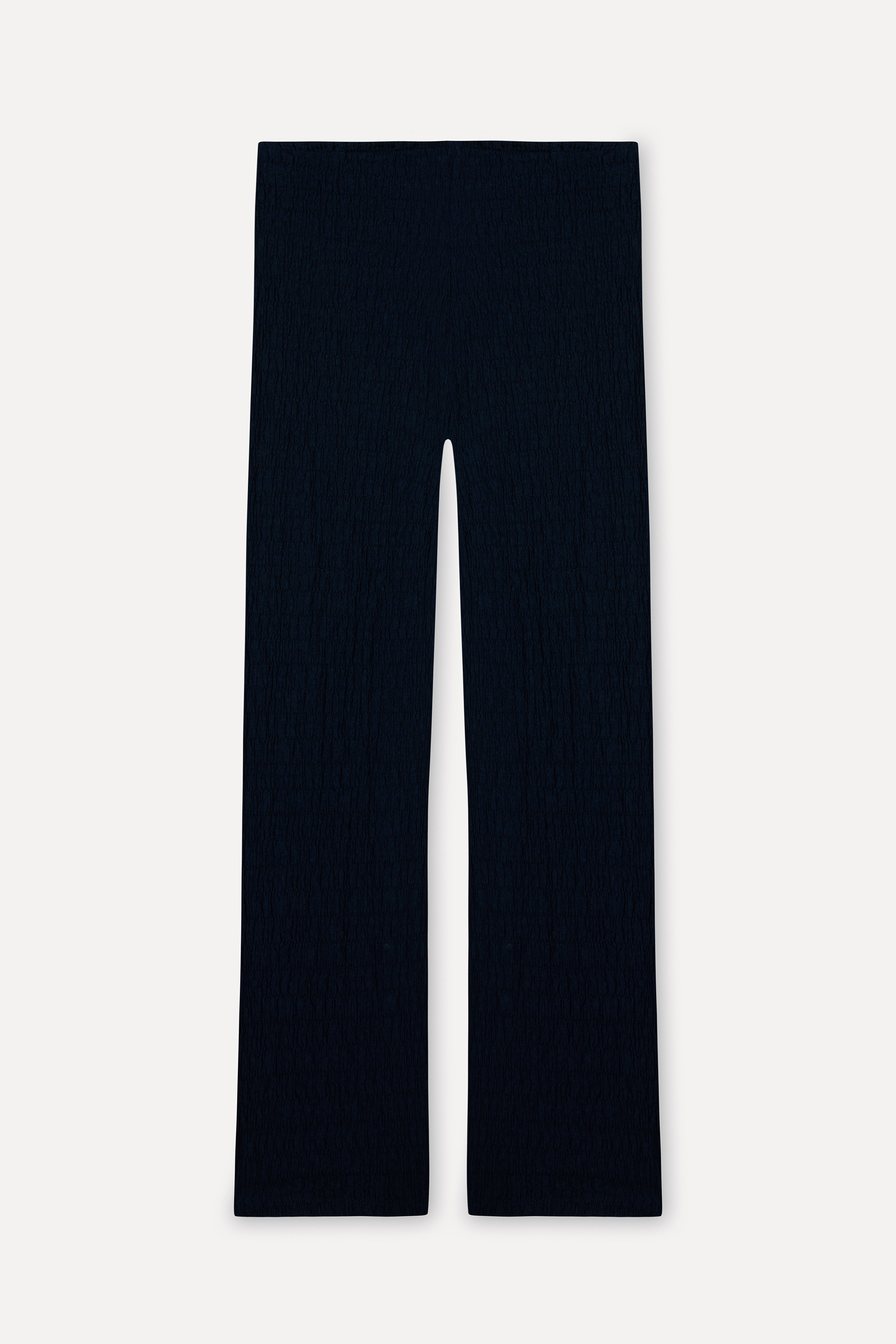 Kadın Lacivert Beli Bağlamalı Wide Leg Pantolon