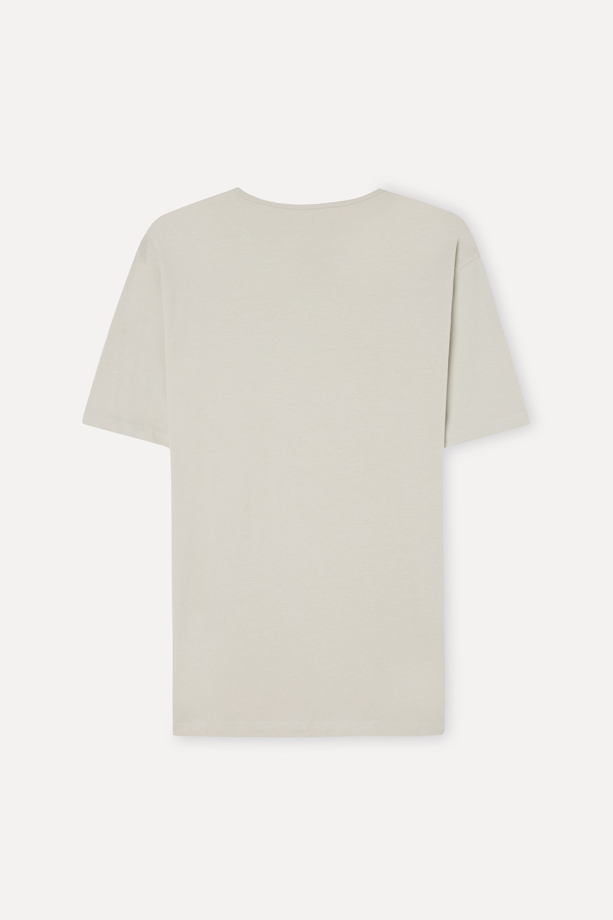 Erkek Taş Rengi Bisiklet Yaka T-Shirt