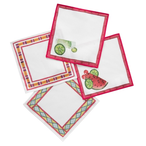 TROPICAL 4'LÜ KOKTEYL PEÇETE 15X15