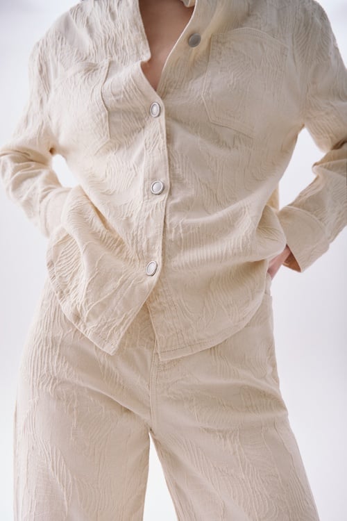 JAKARLI OVERSIZE GÖMLEK CEKET