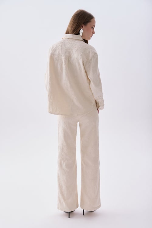 JAKARLI OVERSIZE GÖMLEK CEKET