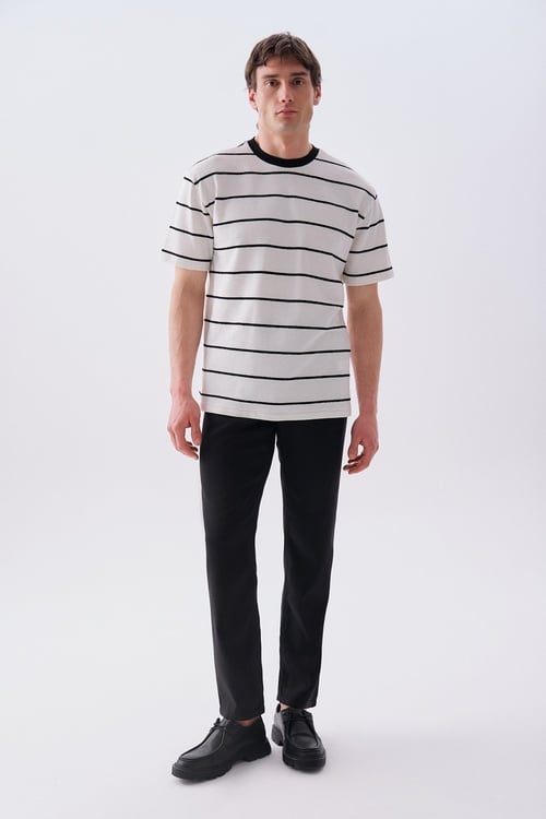 STRAIGHT FIT BELİ BAĞLAMALI PANTOLON