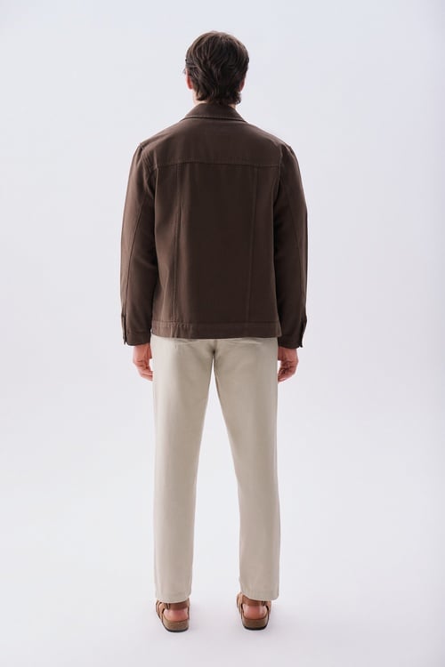 REGULAR FIT TRUCKER CEKET