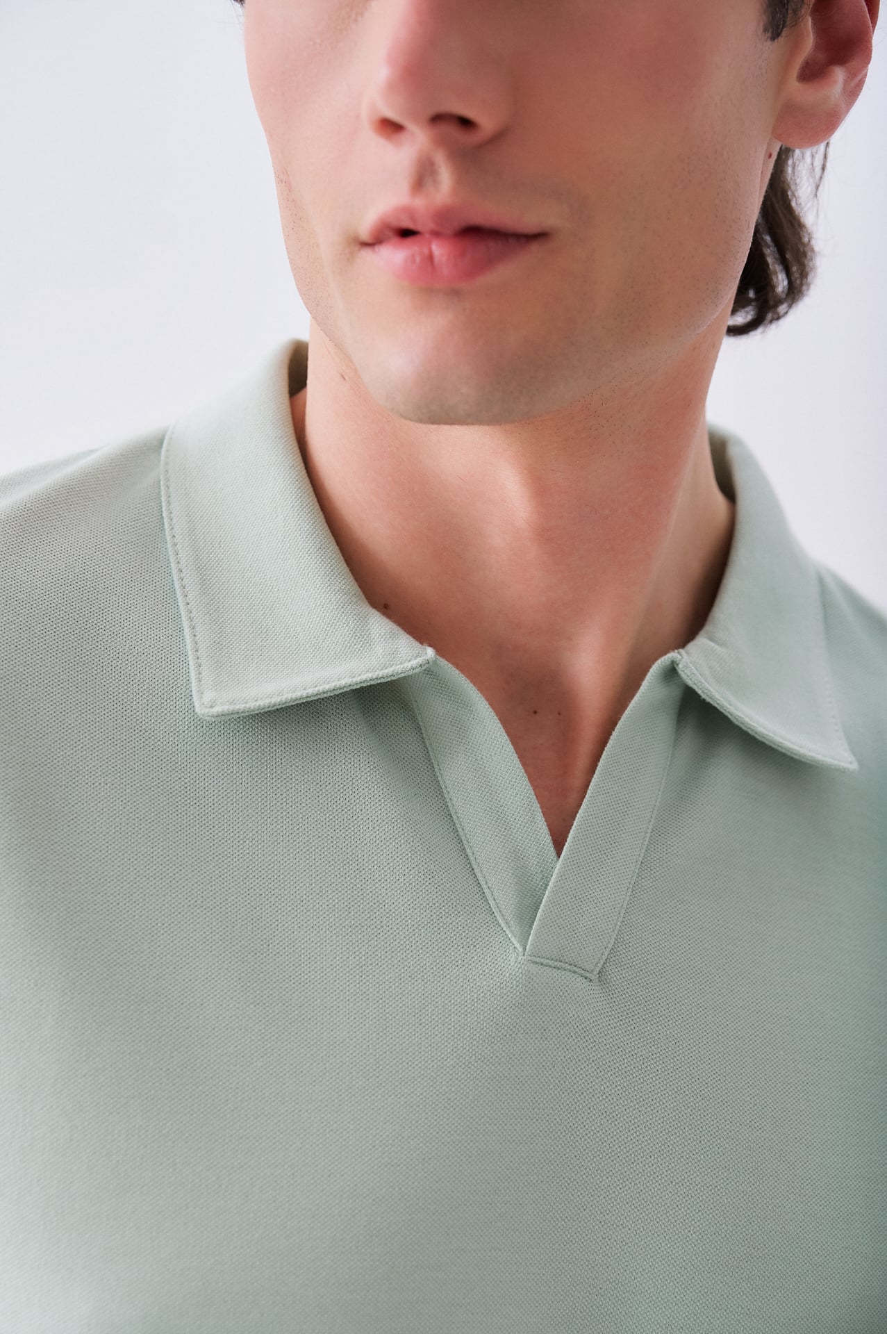 Erkek Yeşil Polo Yaka T-Shirt