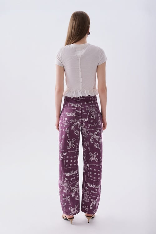 FITTED FIRFIRLI DİK YAKA KISA KOLLU BLUZ