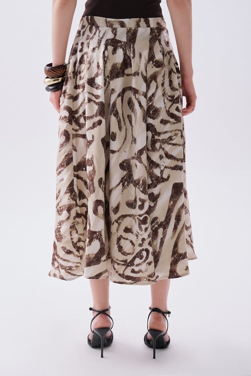 JAKARLI KLOŞ MİDİ ETEK