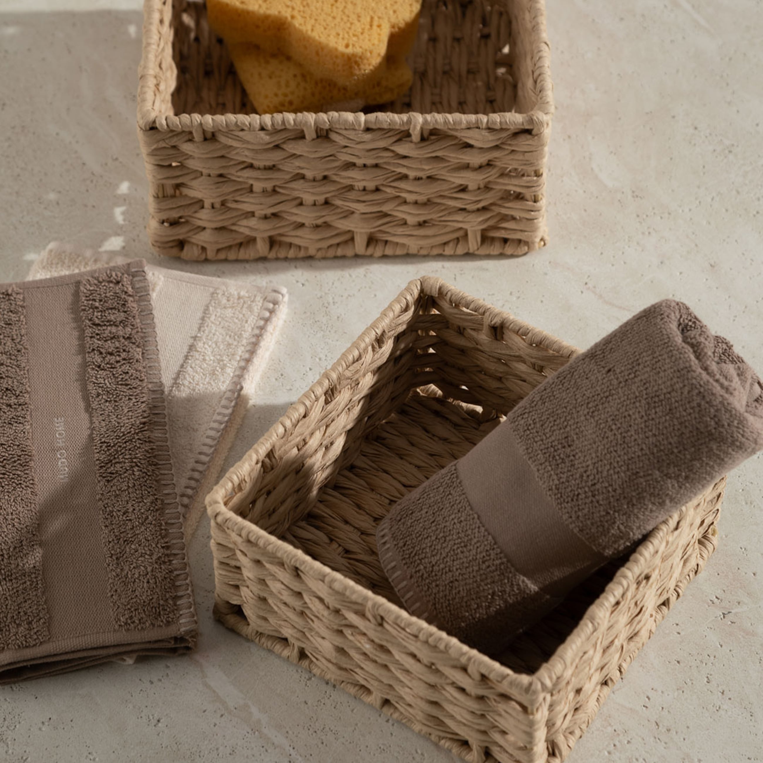 GINA NATUREL DÜZENLEYİCİ SEPET 22X22X10