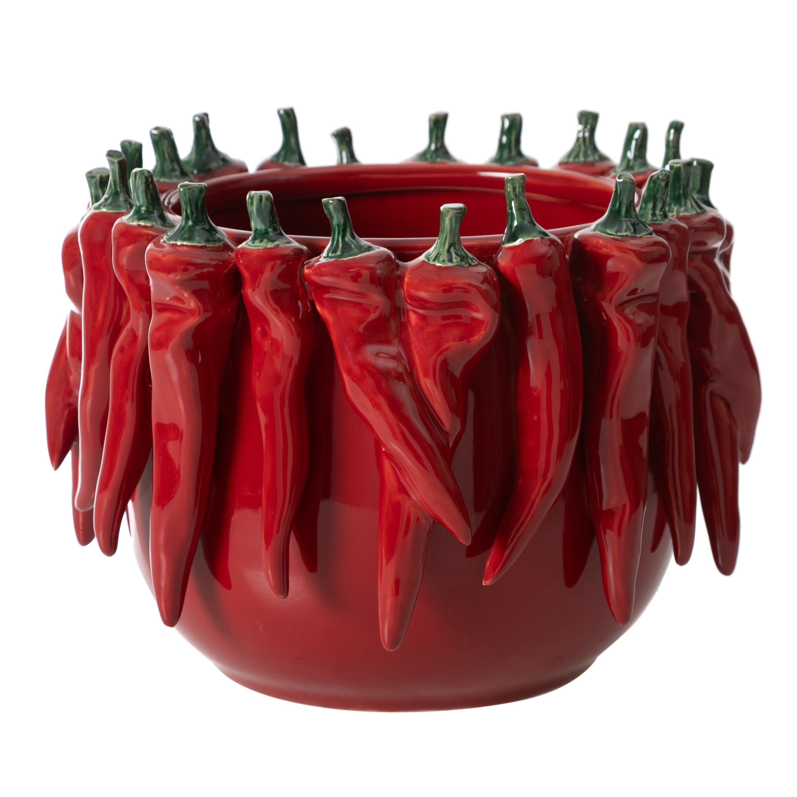 CHILI DEKORATİF KASE 25X25X19CM