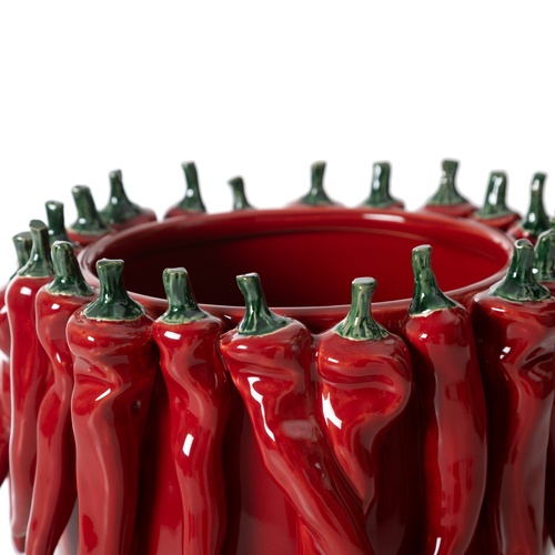 CHILI DEKORATİF KASE 25X25X19CM