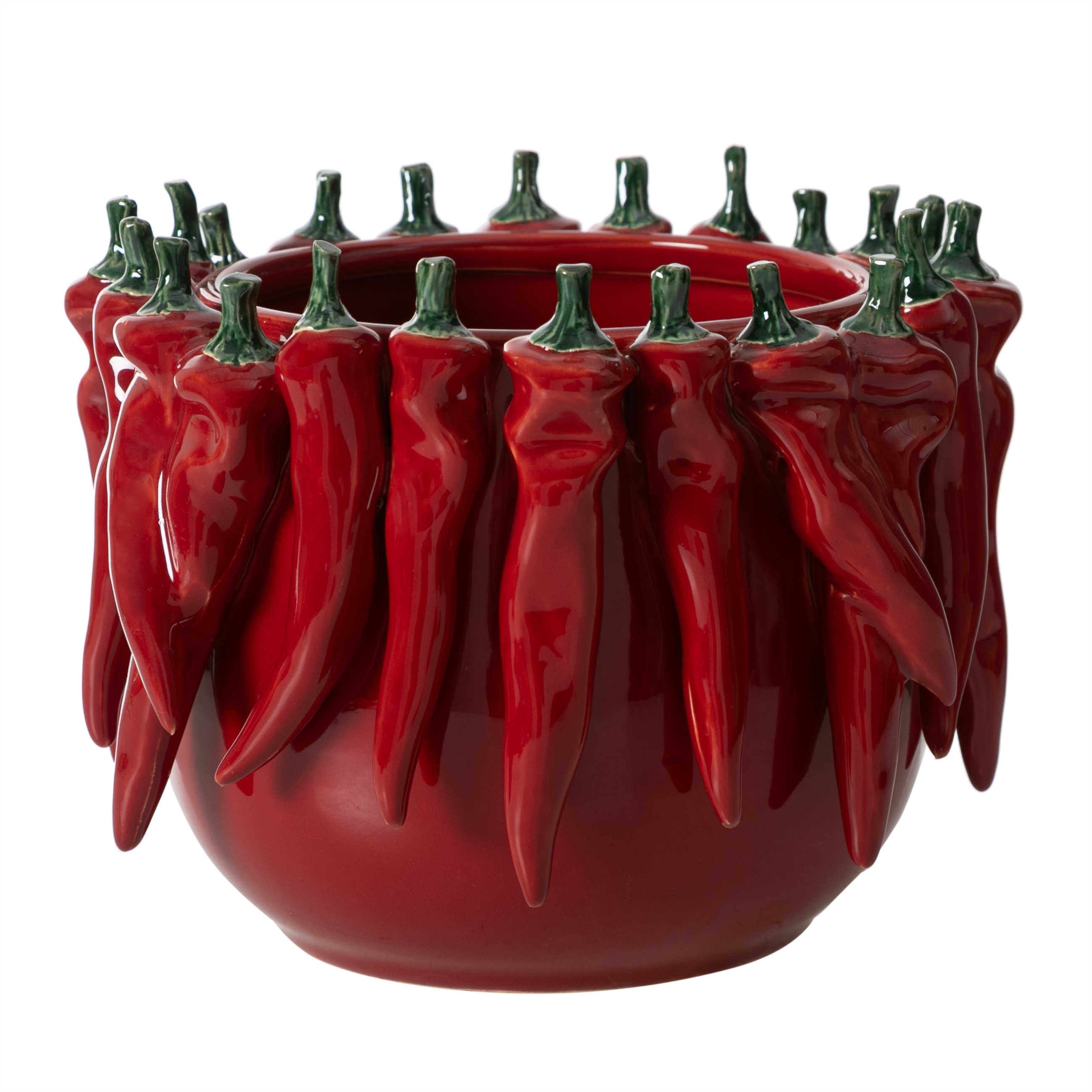 CHILI DEKORATİF KASE 25X25X19CM