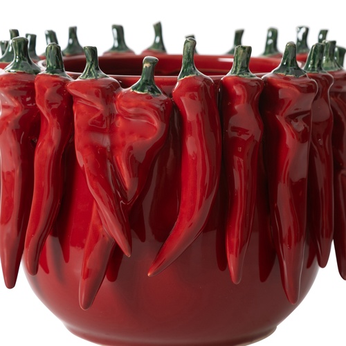  CHILI DEKORATİF KASE 25X25X19CM