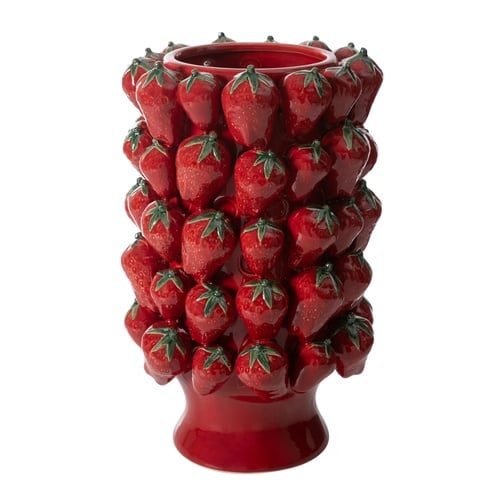 STRAWBERRY VAZO 27X27X40CM