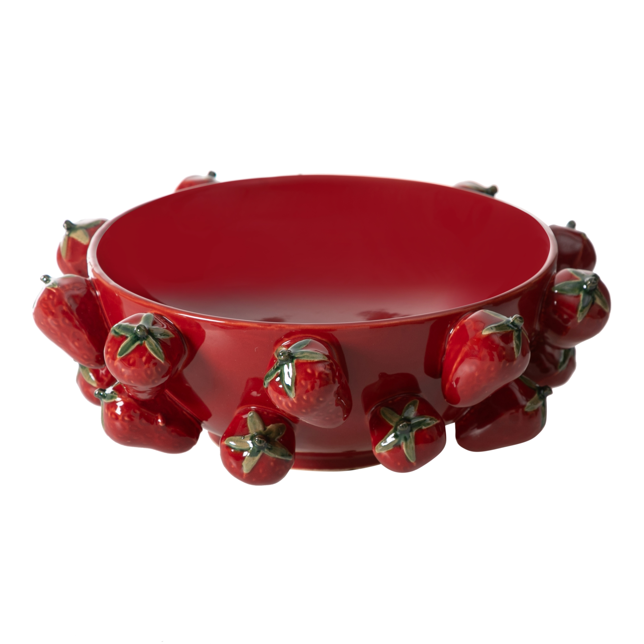 STRAWBERRY DEKORATİF KASE 32X32X12CM