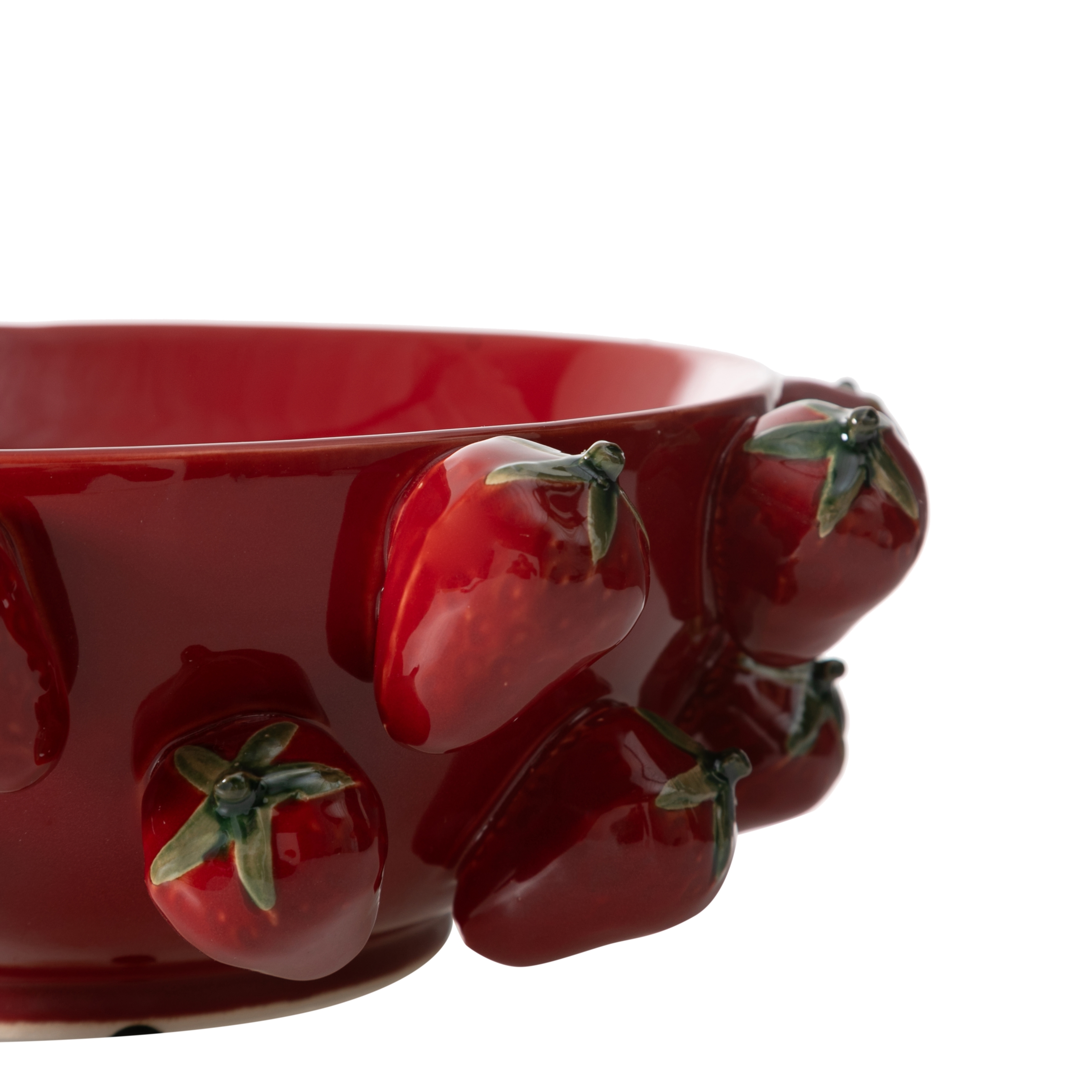 STRAWBERRY DEKORATİF KASE 32X32X12CM