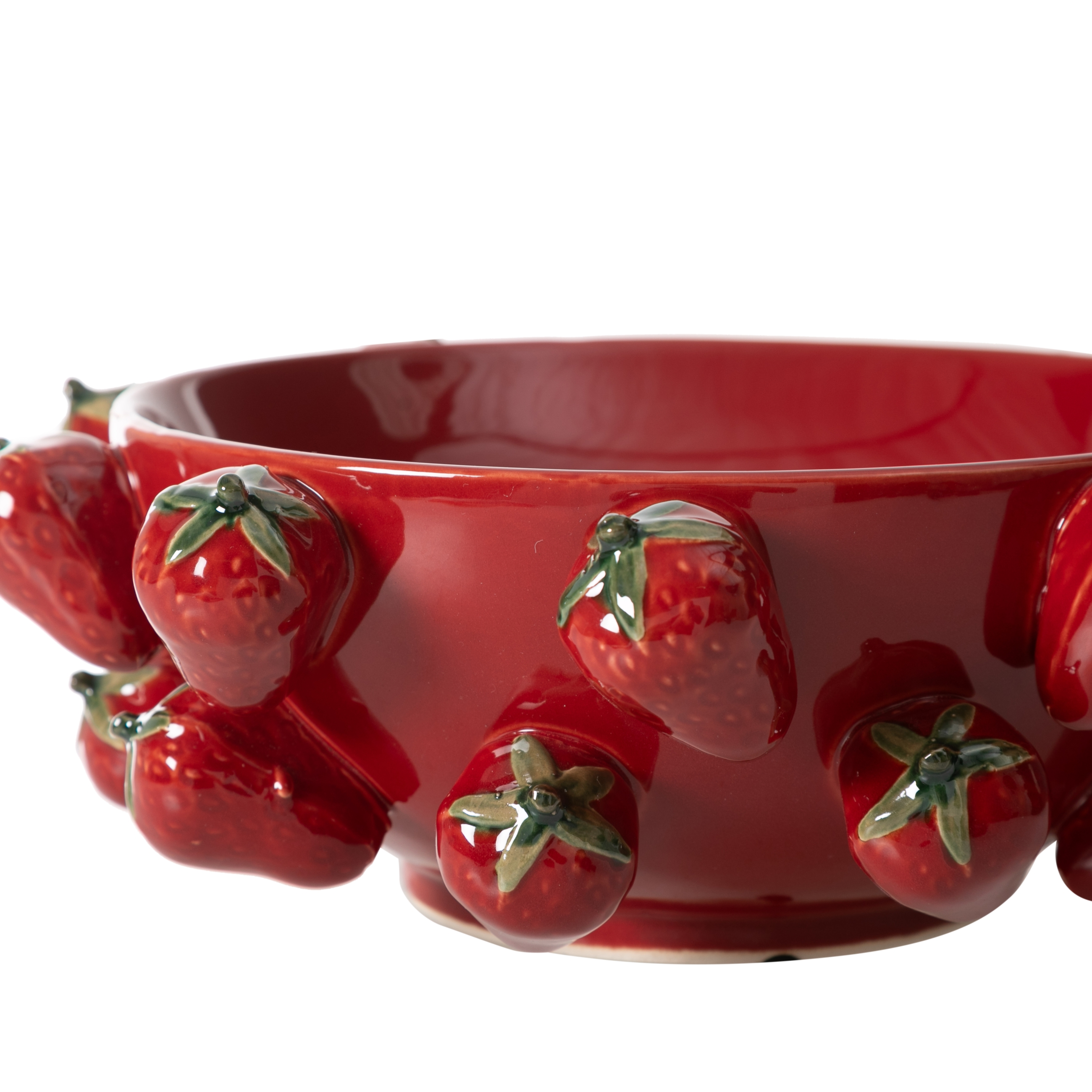 STRAWBERRY DEKORATİF KASE 32X32X12CM