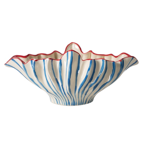 Mudo Home  Blue Line Dekoratif Kase 42X24X18Cm