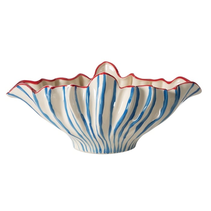 BLUE LINE DEKORATİF KASE 42X24X18CM