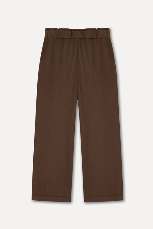 Kadın Kahverengi Cloutte Fit Pantolon