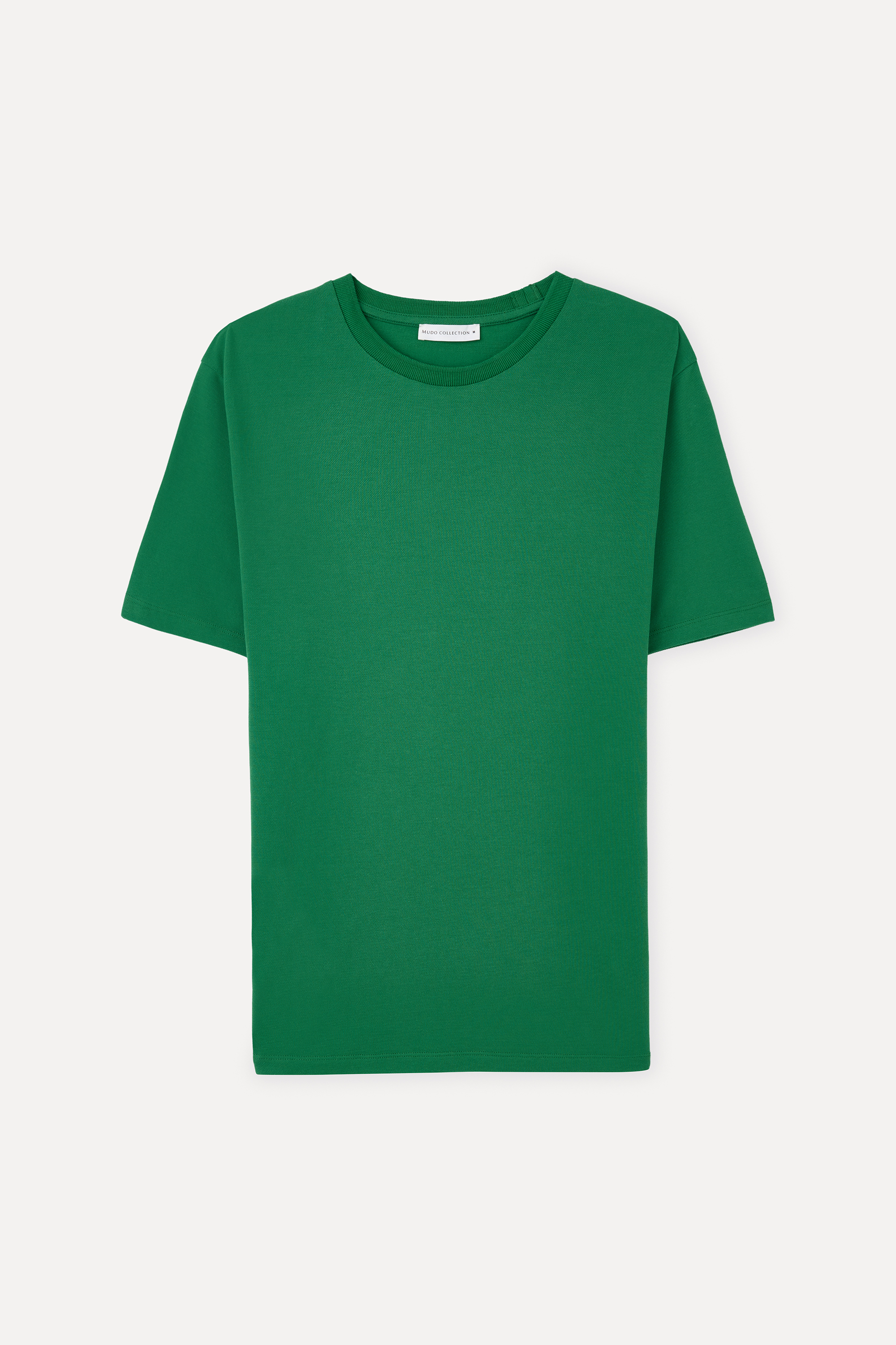 Erkek Yeşil Comfort Fit Bisiklet Yaka T-Shirt