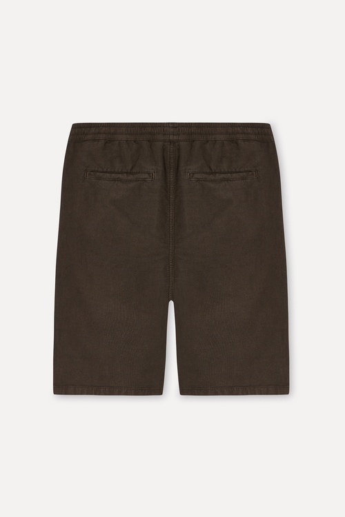  Erkek Kahverengi Tekstürlü Straight Fit Şort