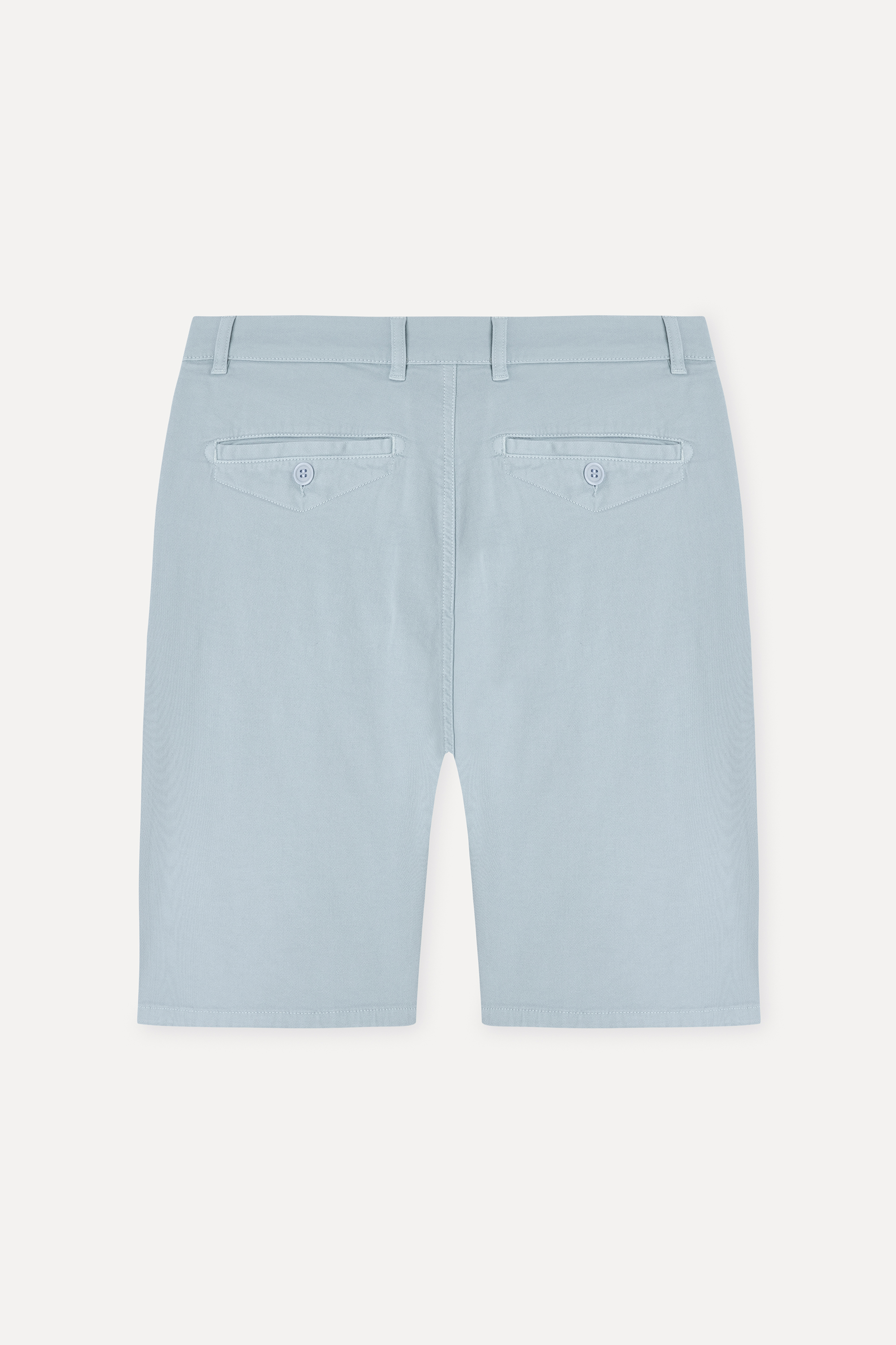 Erkek Mavi Straight Fit Chino Şort