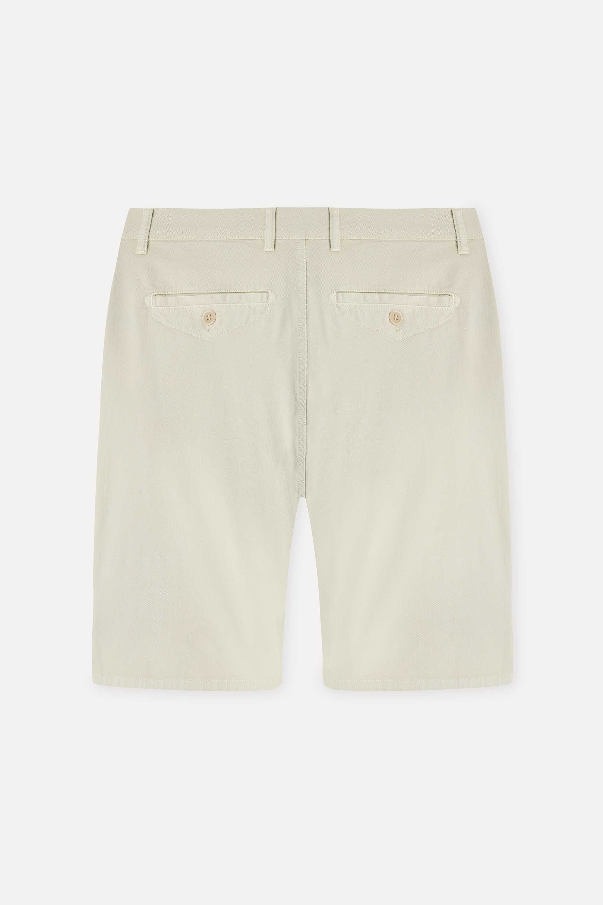 Erkek Bej Straight Fit Chino Şort