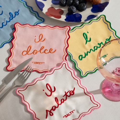 TASTE NAKIŞLI 4'LÜ KOKTEYL PEÇETE 15X15 CM