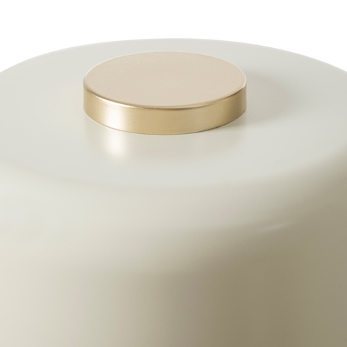  PILZ KREM MERMER ABAJUR 37X48 CM