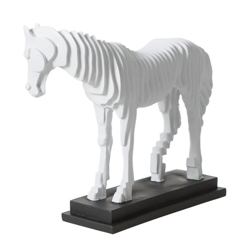 WHITE HORSE BİBLO 16X35X32 CM