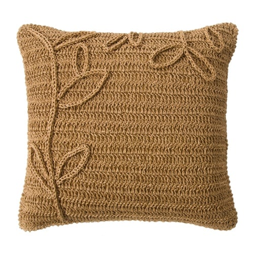VANESSA FLORAL KIRLENT NATUREL 45X45