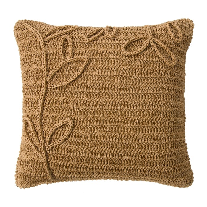 VANESSA FLORAL KIRLENT NATUREL 45X45