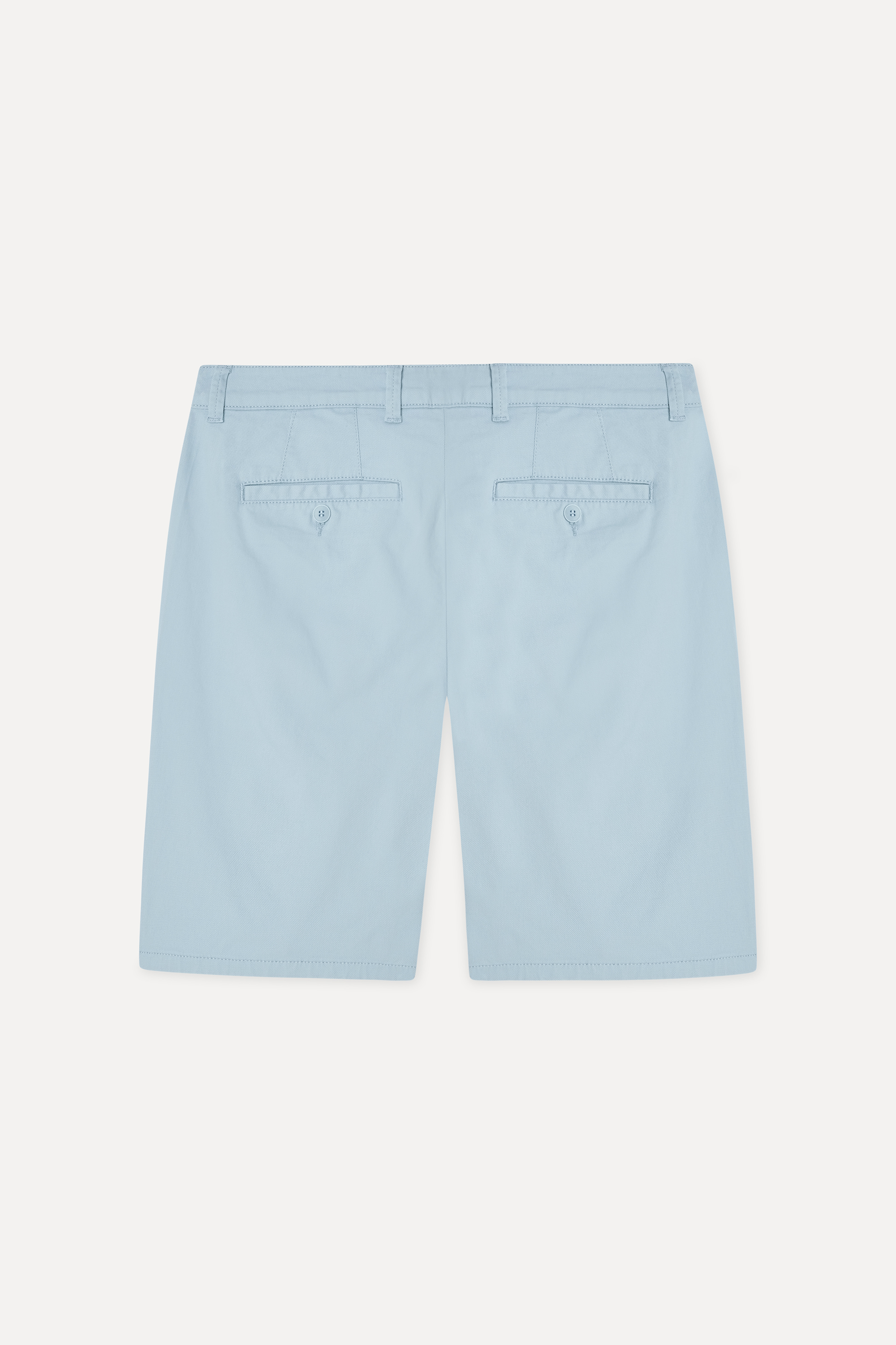 Erkek Mavi Straight Fit Chino Şort