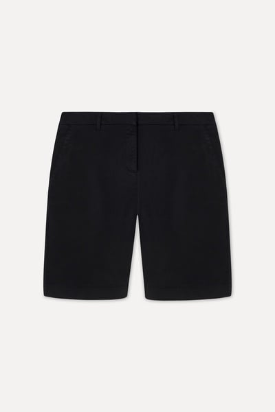Mudo Kadın Siyah Regular Fit Şort