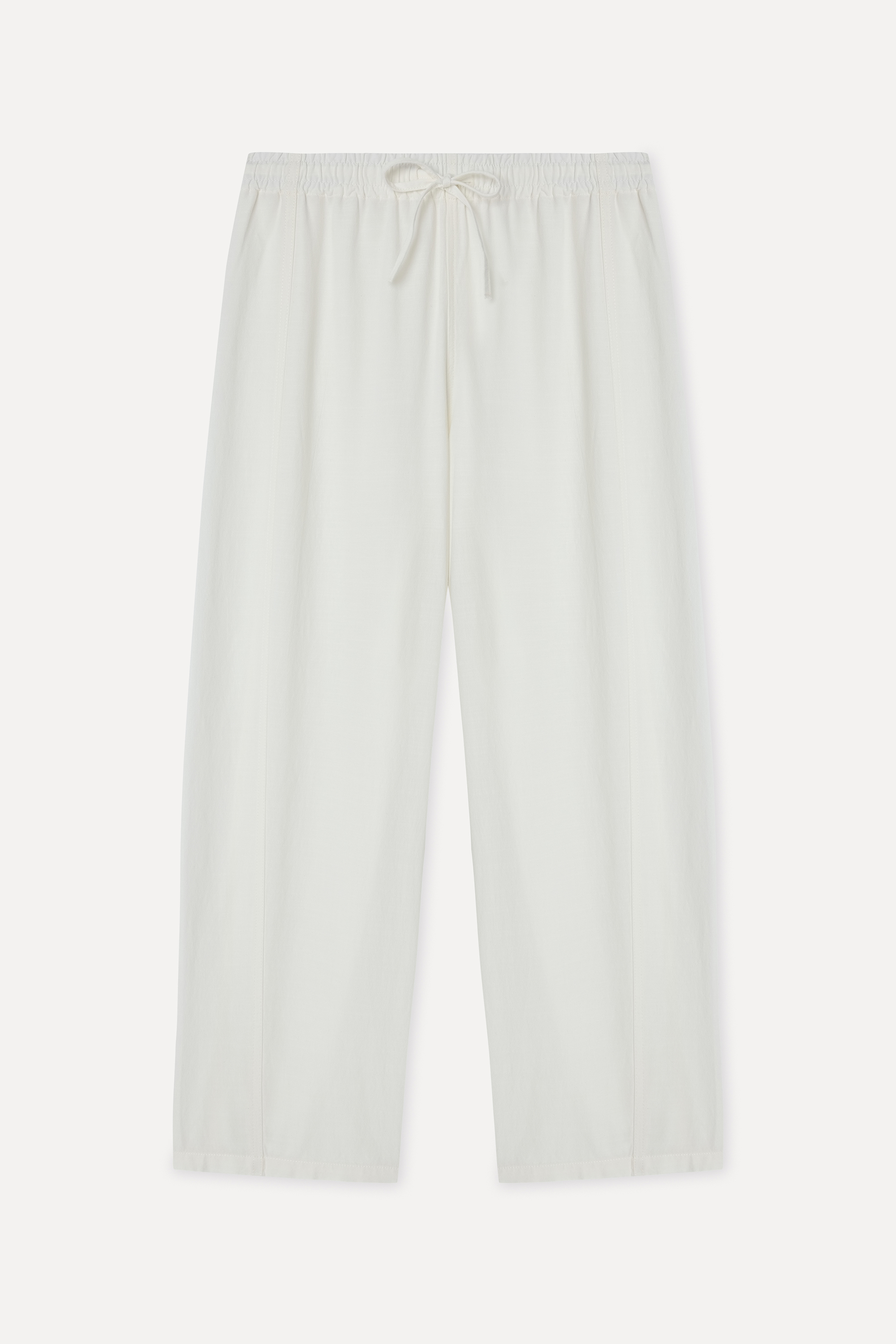 Kadın Ekru Comfort Fit Chino Pantolon