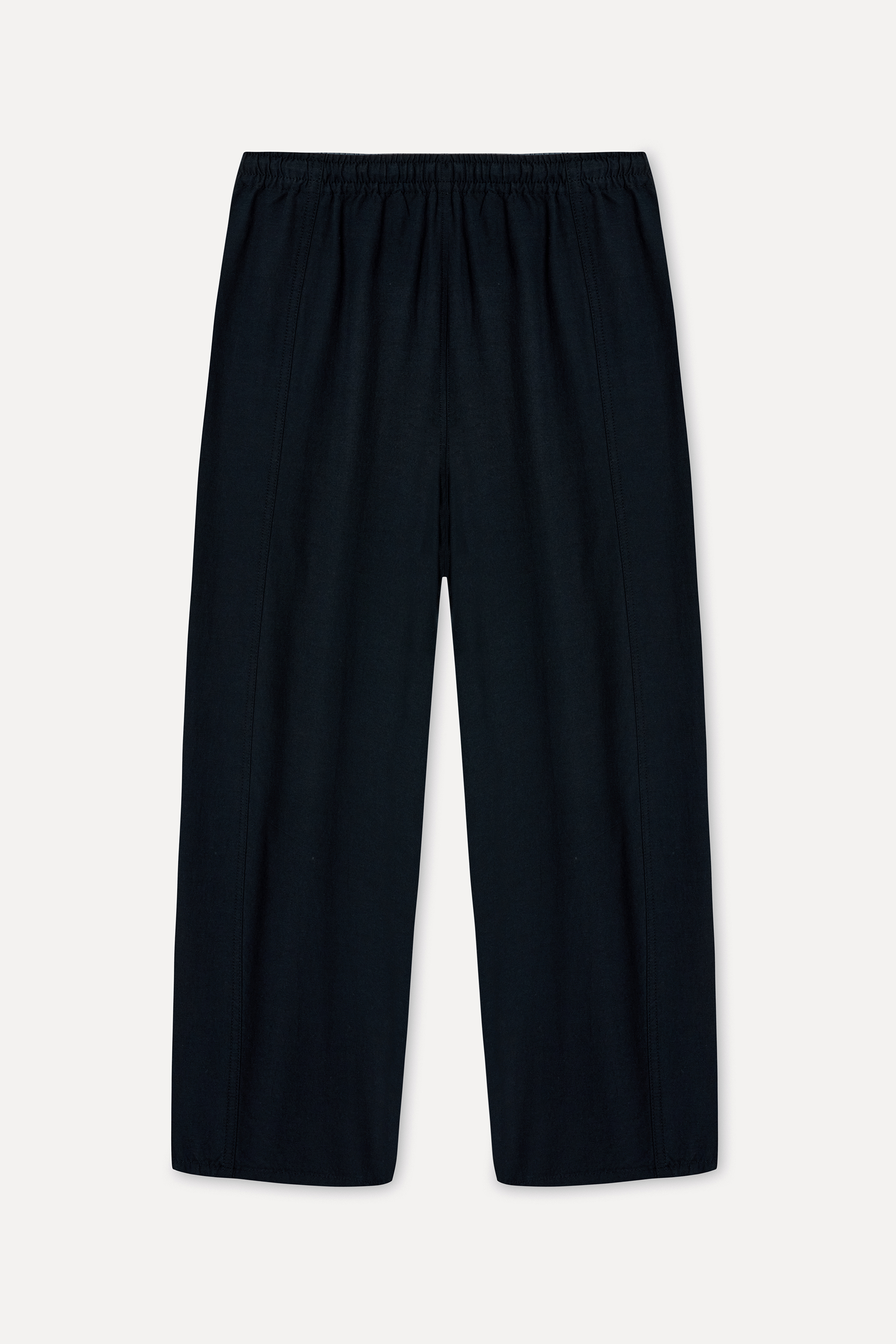 Kadın Siyah Comfort Fit Chino Pantolon