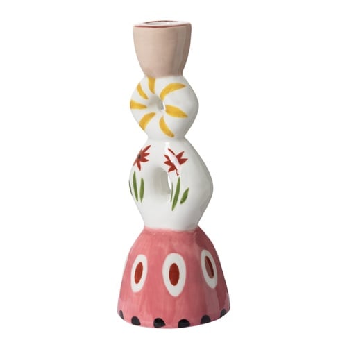FLORAL MUMLUK 8X8X21 CM
