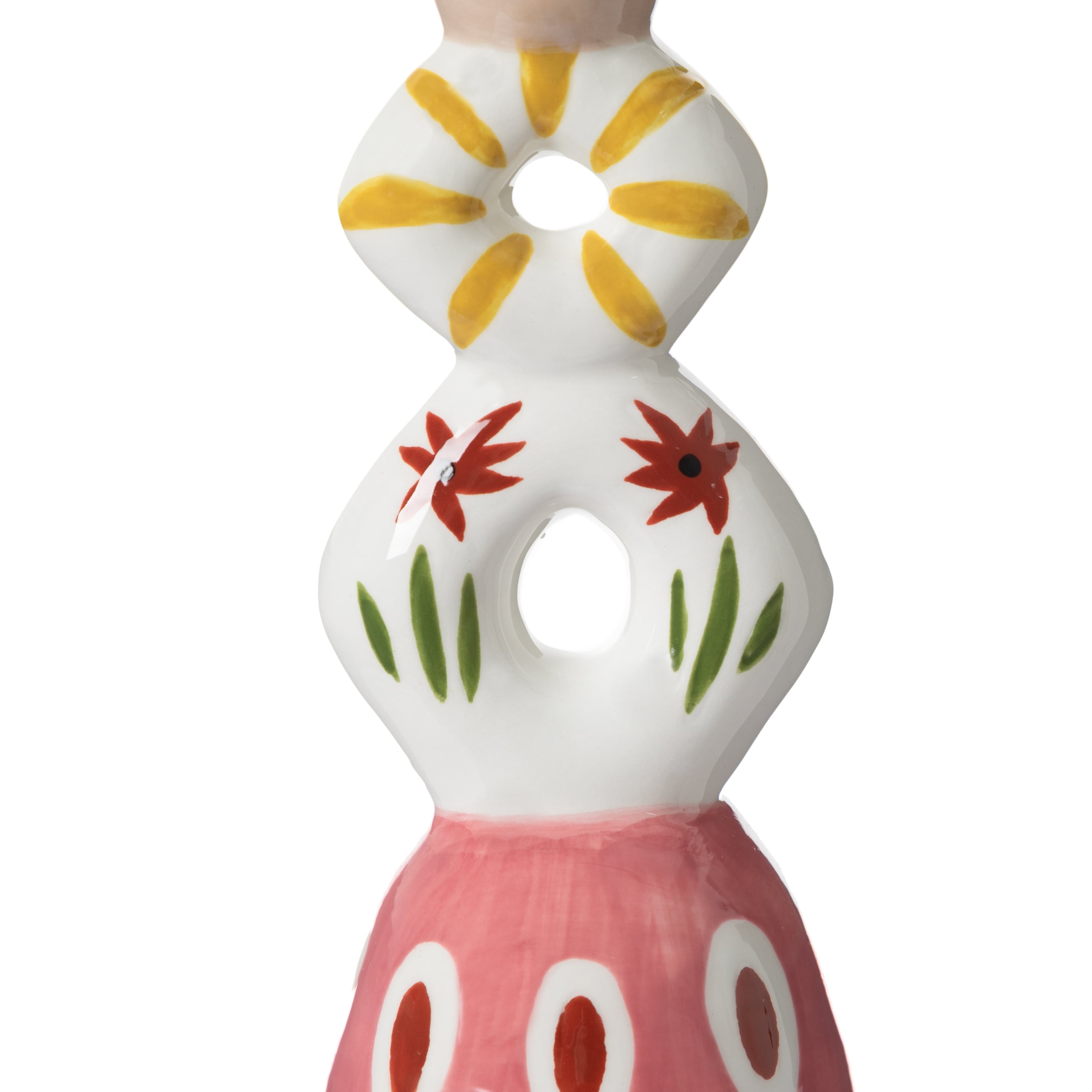 FLORAL MUMLUK 8X8X21 CM