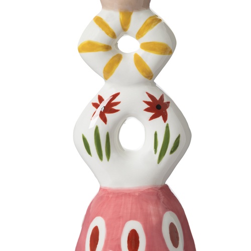  FLORAL MUMLUK 8X8X21 CM