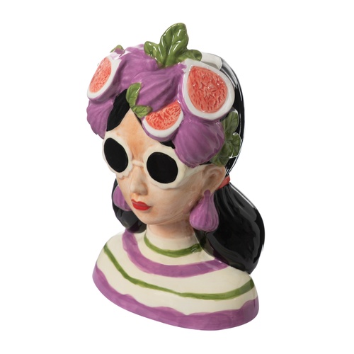 PURPLE LADY VAZO 15X11X23 CM