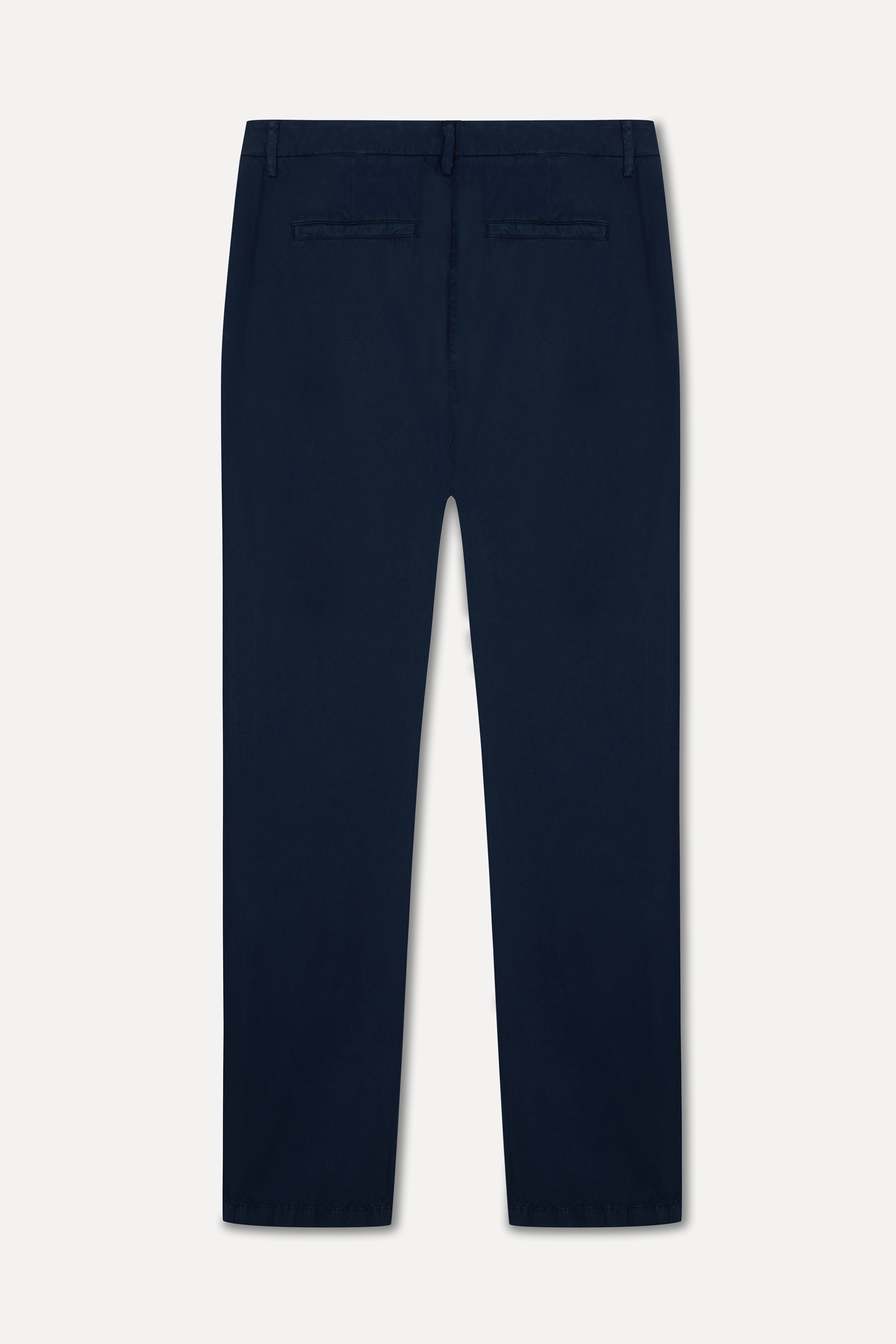 Erkek Lacivert Tapered Fit Chino Pantolon