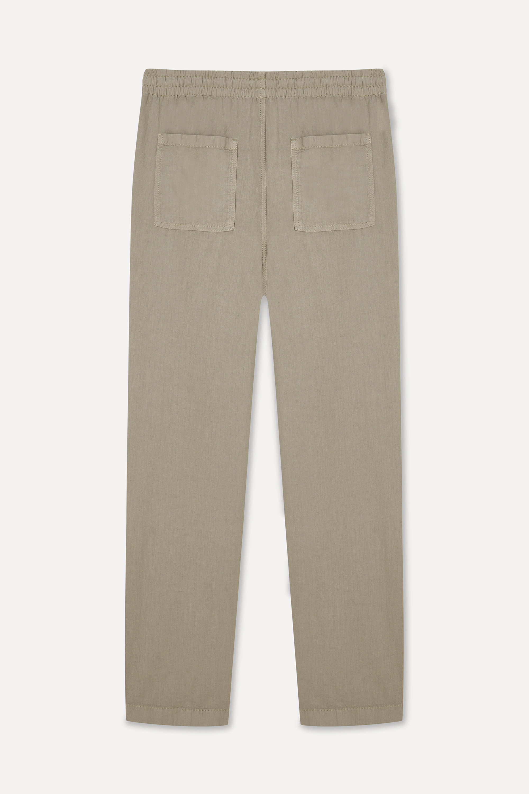 Erkek Vizon Rengi Straight Fit Chino Pantolon
