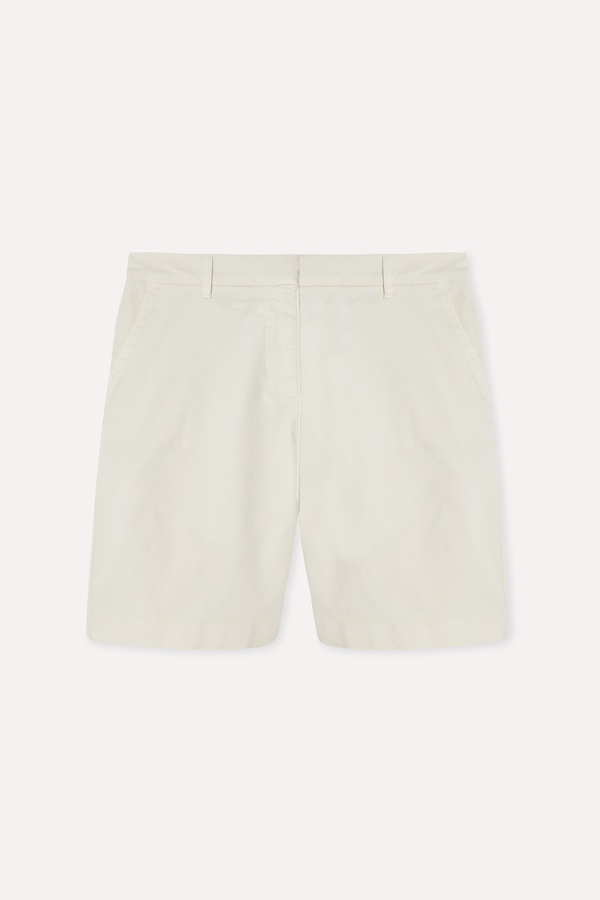 Erkek Bej Rengi Regular Fit Şort
