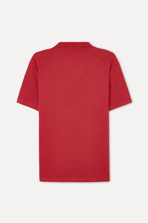 Erkek Kırmızı Polo Yaka T-Shirt