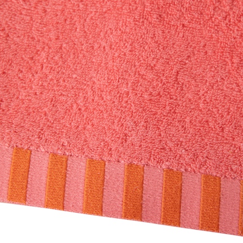 NOVA YÜZ HAVLUSU PEMBE TURUNCU 50X80