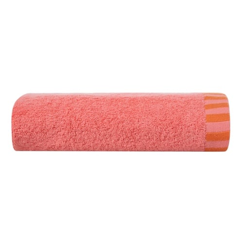 NOVA YÜZ HAVLUSU PEMBE TURUNCU 50X80