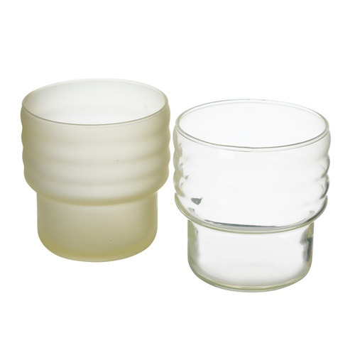 Mudo Home X İDEALİST Strata Bardak Mat & Parlak 2'Li Set