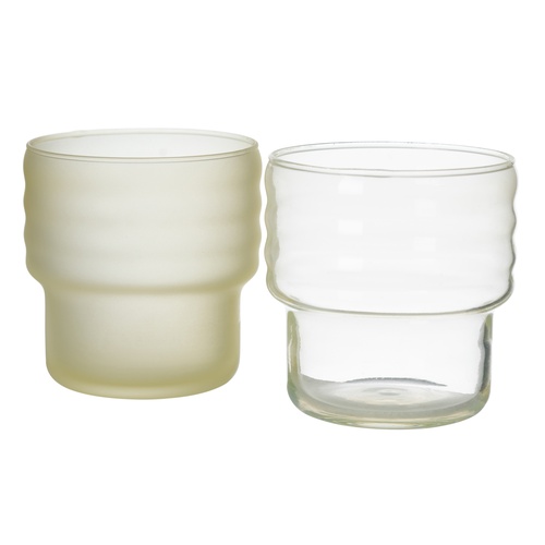 Mudo Home X İDEALİST Strata Bardak Mat & Parlak 2'Li Set