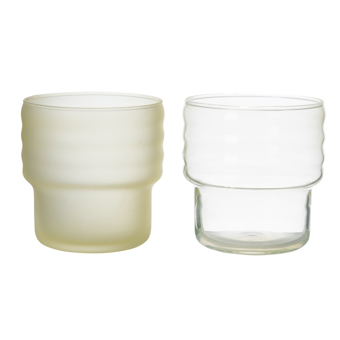 Mudo Home X İDEALİST Strata Bardak Mat & Parlak 2'Li Set